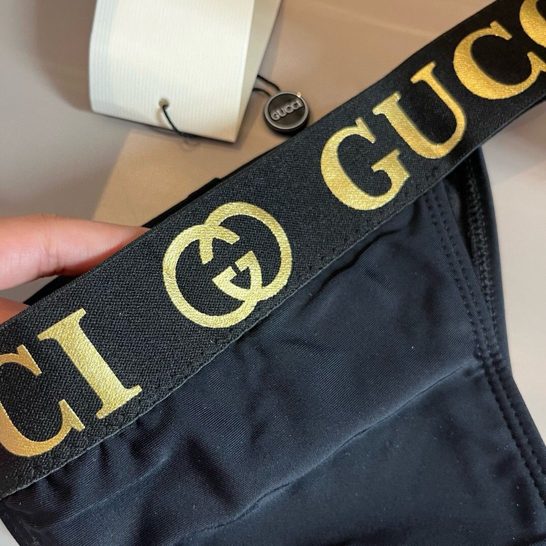 Wind golden letters sexy bikini set