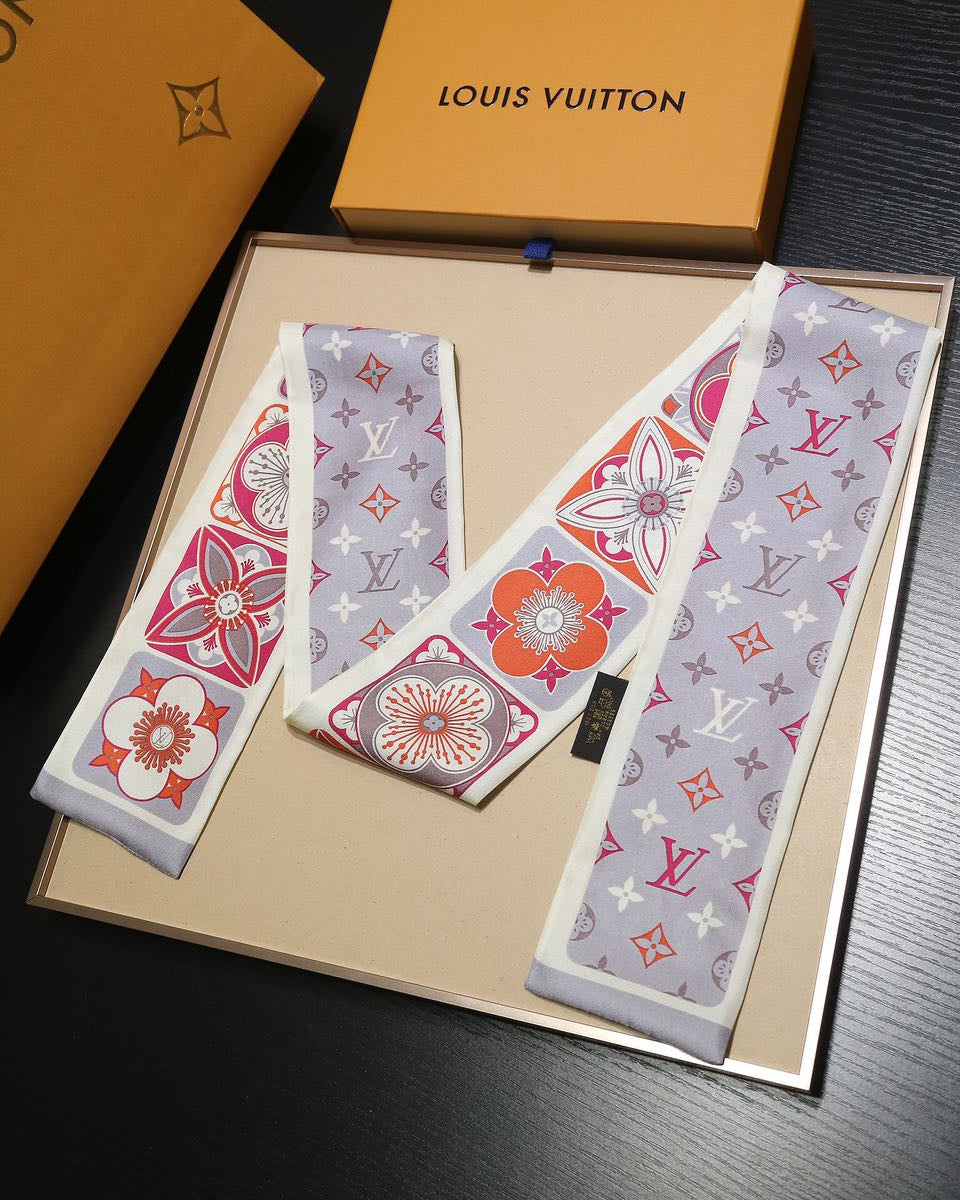 Vintage silk double ribbon