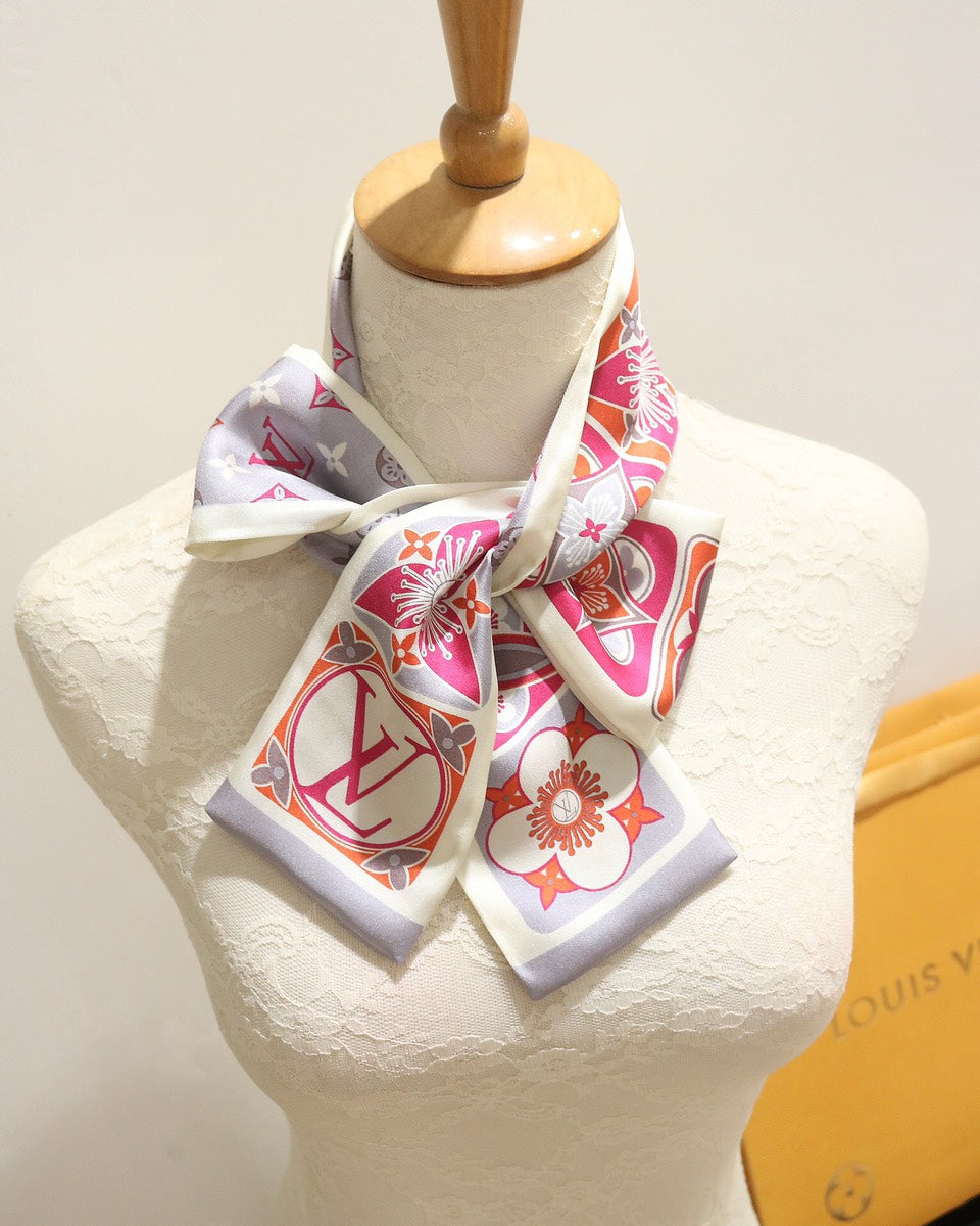 Vintage silk double ribbon