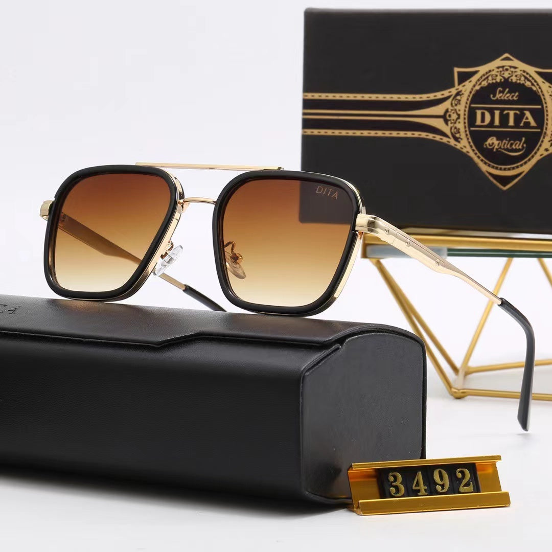 Vintage metal frame sunglasses
