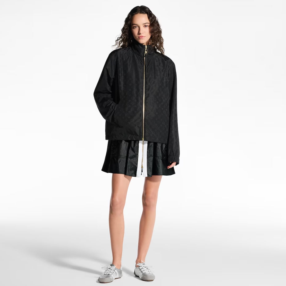Vintage embossed Zip-Up Jacket