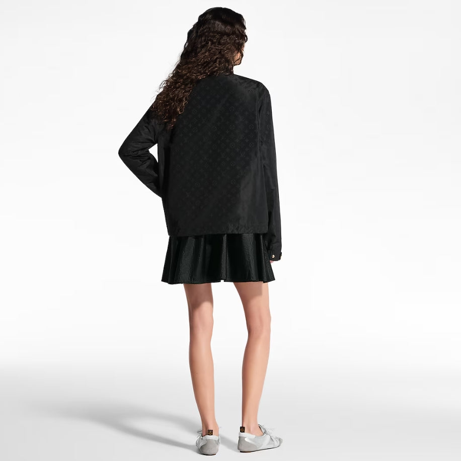 Vintage embossed Zip-Up Jacket