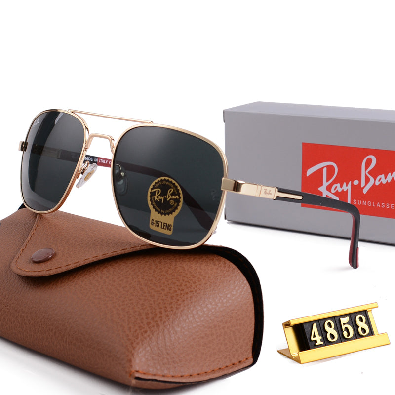 Vintage metal frame aviator sunglasses