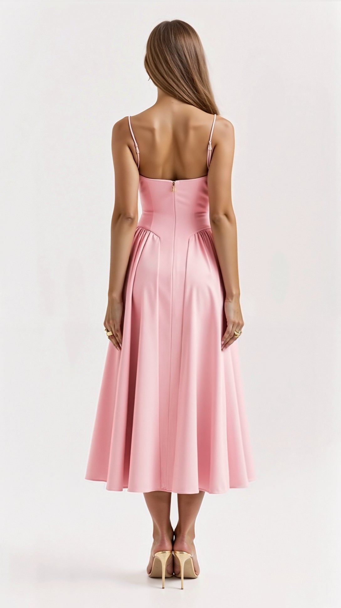 Odette Corset Midi Dress
