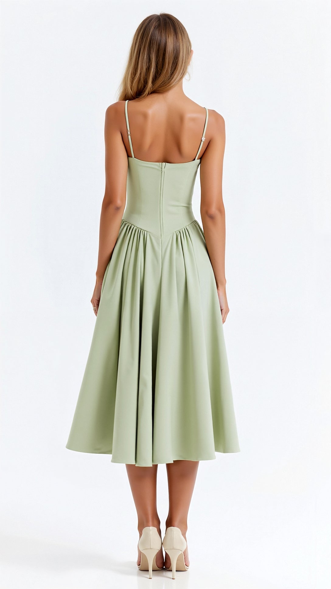 Odette Corset Midi Dress