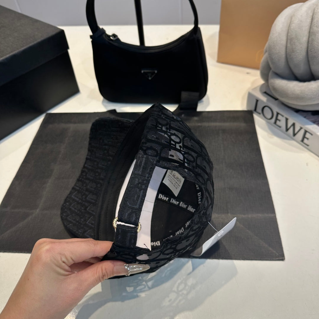 3D flocked jacquard mesh baseball cap
