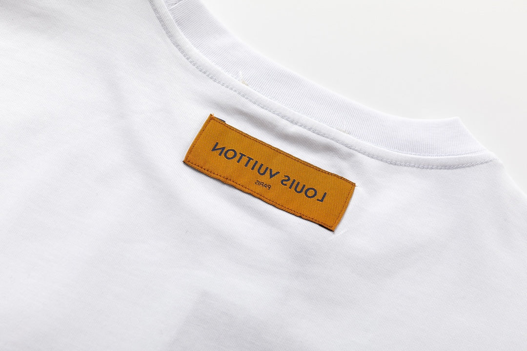 Watercolor print T-shirt