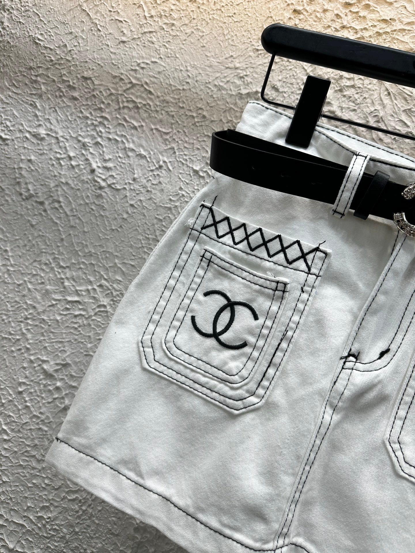 Vintage washed distressed shorts