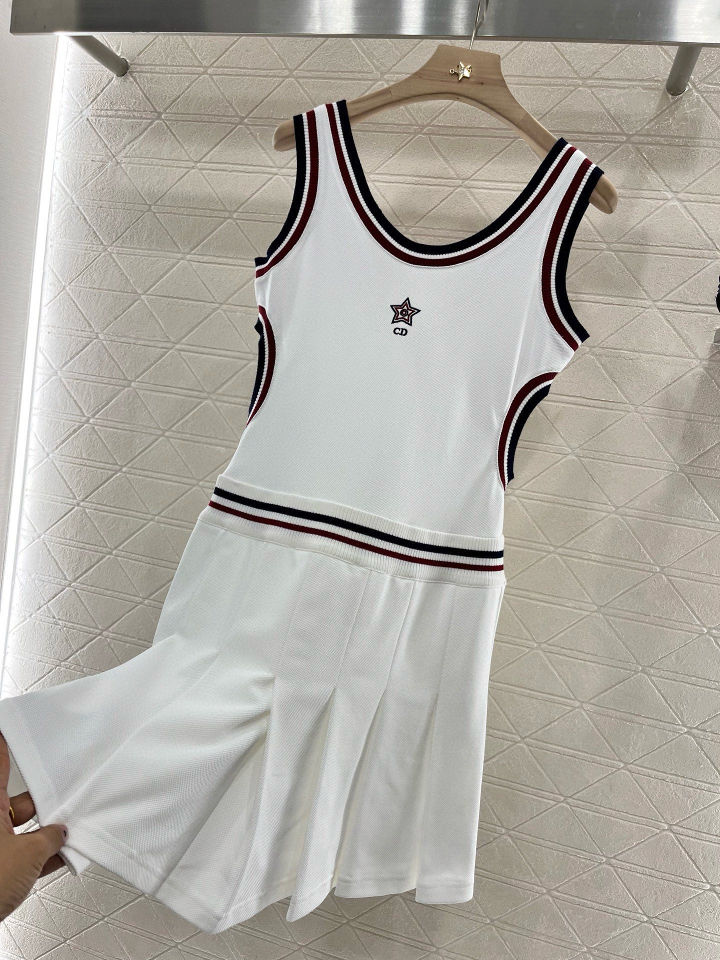Vibe Short Pleated Dress