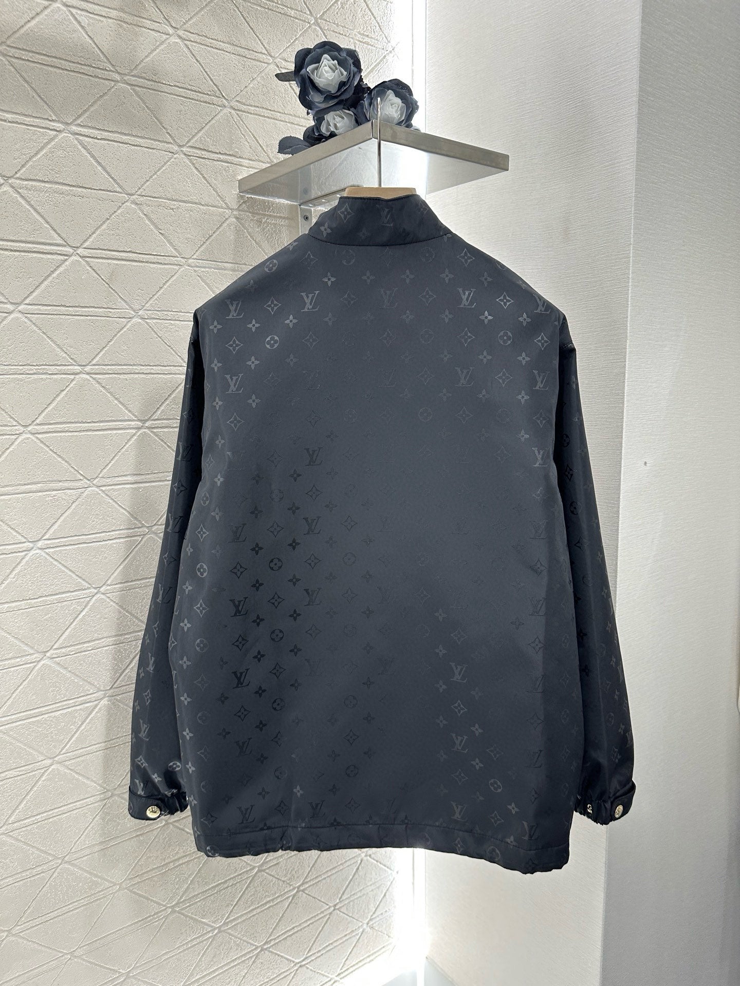 Vintage embossed Zip-Up Jacket