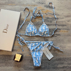 Sexy print bikini set