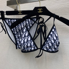 Sexy print bikini set