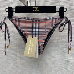 Striped bikini set