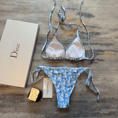 Sexy print bikini set