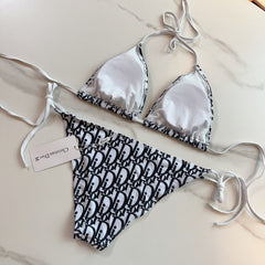 Sexy print bikini set