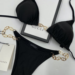 Retro Print Bikini Set