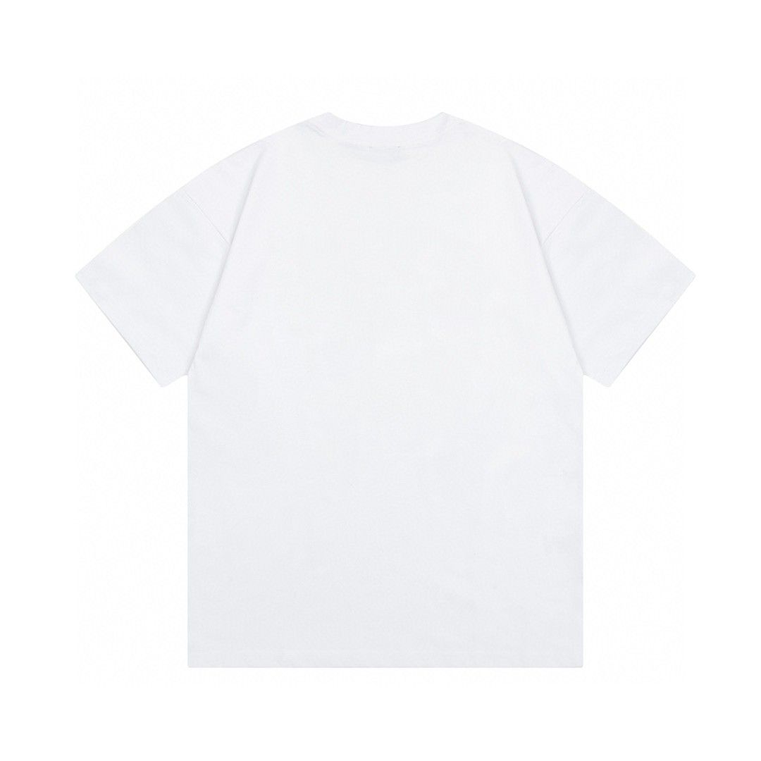 Vintage Embroidered Zipper Pocket T-shirt