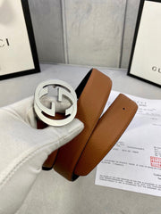 3.0 cm double-sided leather belt