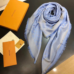 Classic Silk Meteor Blue Shawl