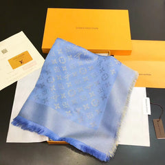 Classic Silk Meteor Blue Shawl