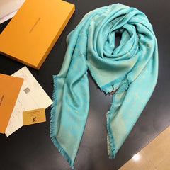 Classic Silk Mint Green Shawl