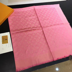 Classic Silk Rose Red Shawl