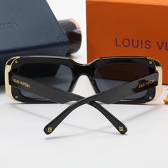 Cat-Eye Metal Square Frame Sunglasses