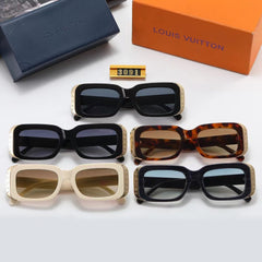 Cat-Eye Metal Square Frame Sunglasses