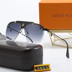 New oval large frame L universal sunglasses