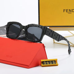 New Square Embossed Sunglasses