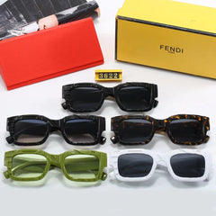 New Square Embossed Sunglasses