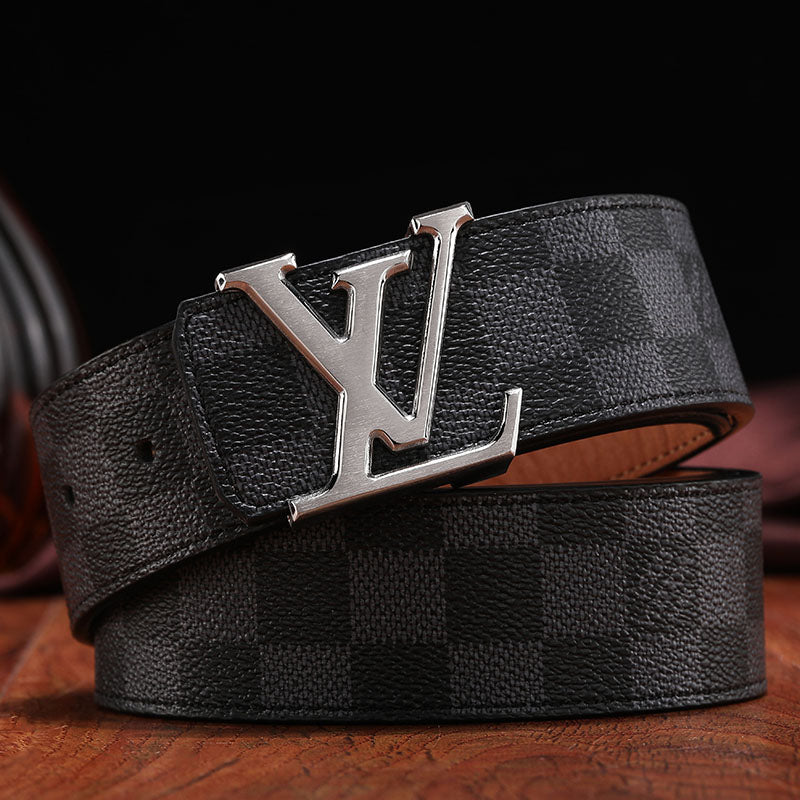 3 Colors  printed letter leather belt
