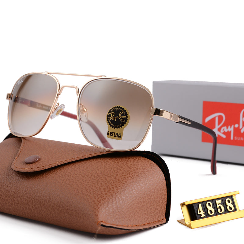 Vintage metal frame aviator sunglasses