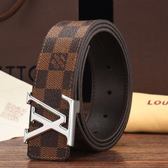 3 Colors  printed letter leather belt