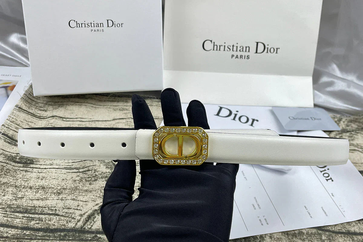 6 Colors  CD rhinestone plain belt