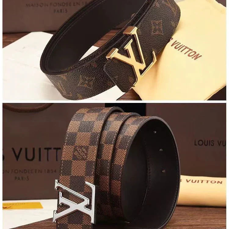 3 Colors  printed letter leather belt