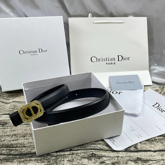 6 Colors  CD rhinestone plain belt