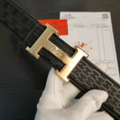 2 Colors  printed leather belt