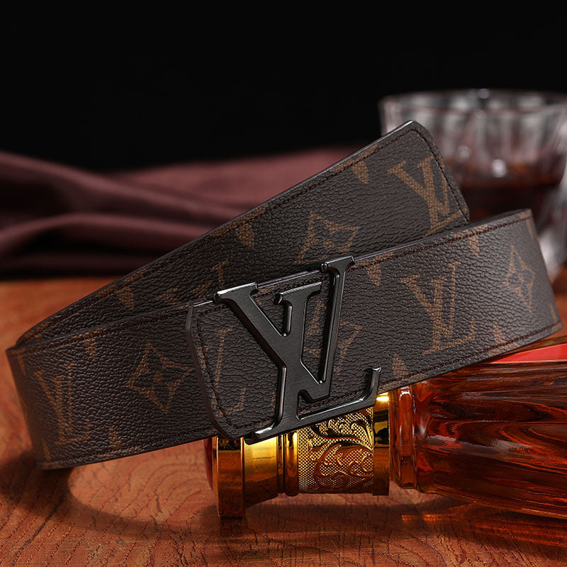 3 Colors  printed letter leather belt