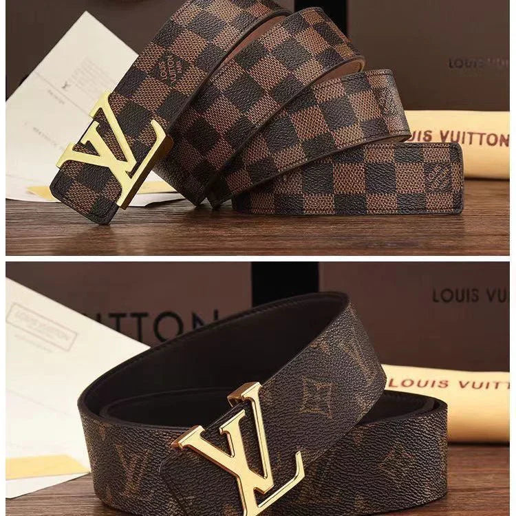 3 Colors  printed letter leather belt