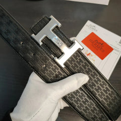 2 Colors  printed leather belt