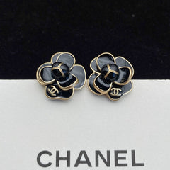 Elegant Camellia Stud Earrings