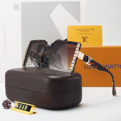 New Unisex Metal Monogram Sunglasses