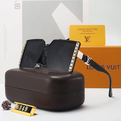 New Unisex Metal Monogram Sunglasses