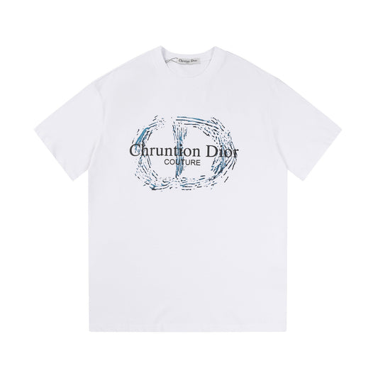 Vintage D Print T-Shirt