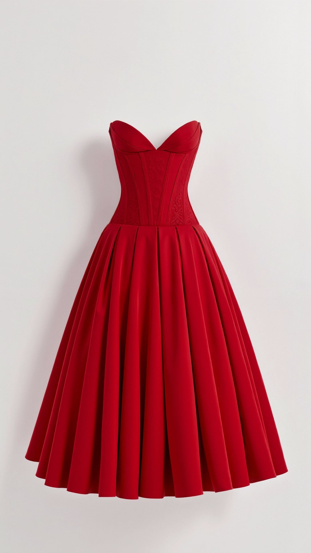 Celestia Strapless Midi Dress