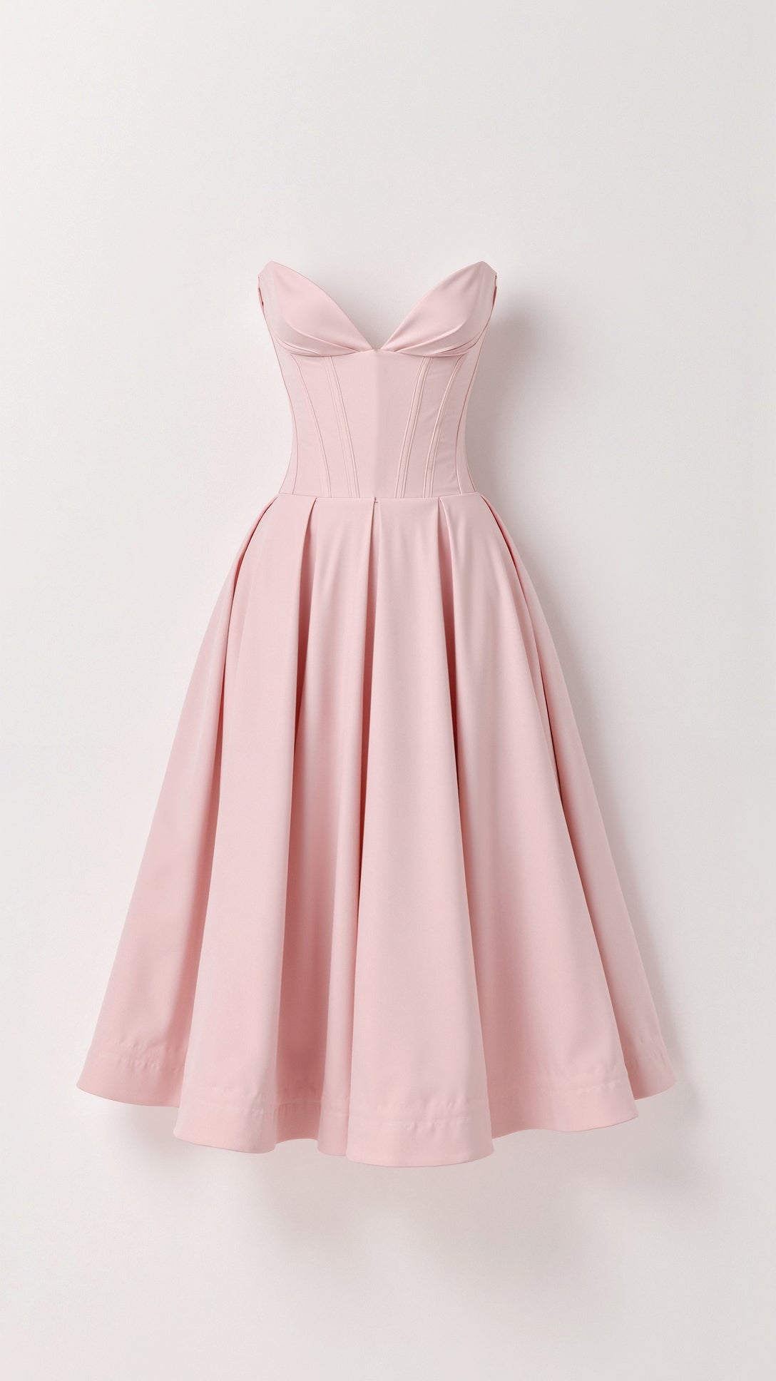 Celestia Strapless Midi Dress