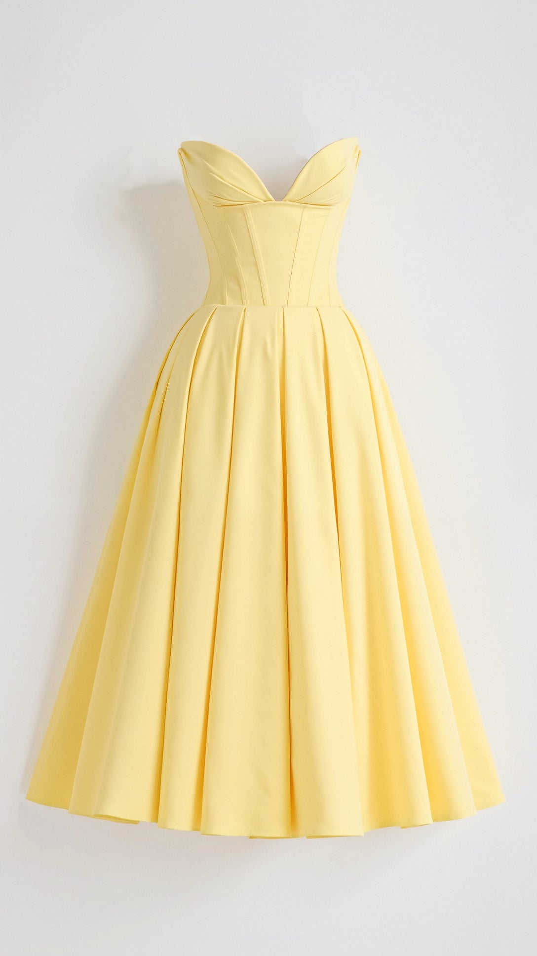 Celestia Strapless Midi Dress