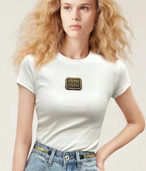 Summer knitted T short
