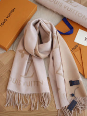 Classic Embossed Cashmere Scarf